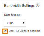 Uncheck Use HD Voice if possible