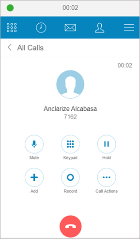 Calling contact